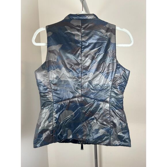 Authier Asiago Camo Puffer Puffy Vest Womens 38 (XS) Primaloft Made in Italy - Picture 3 of 3